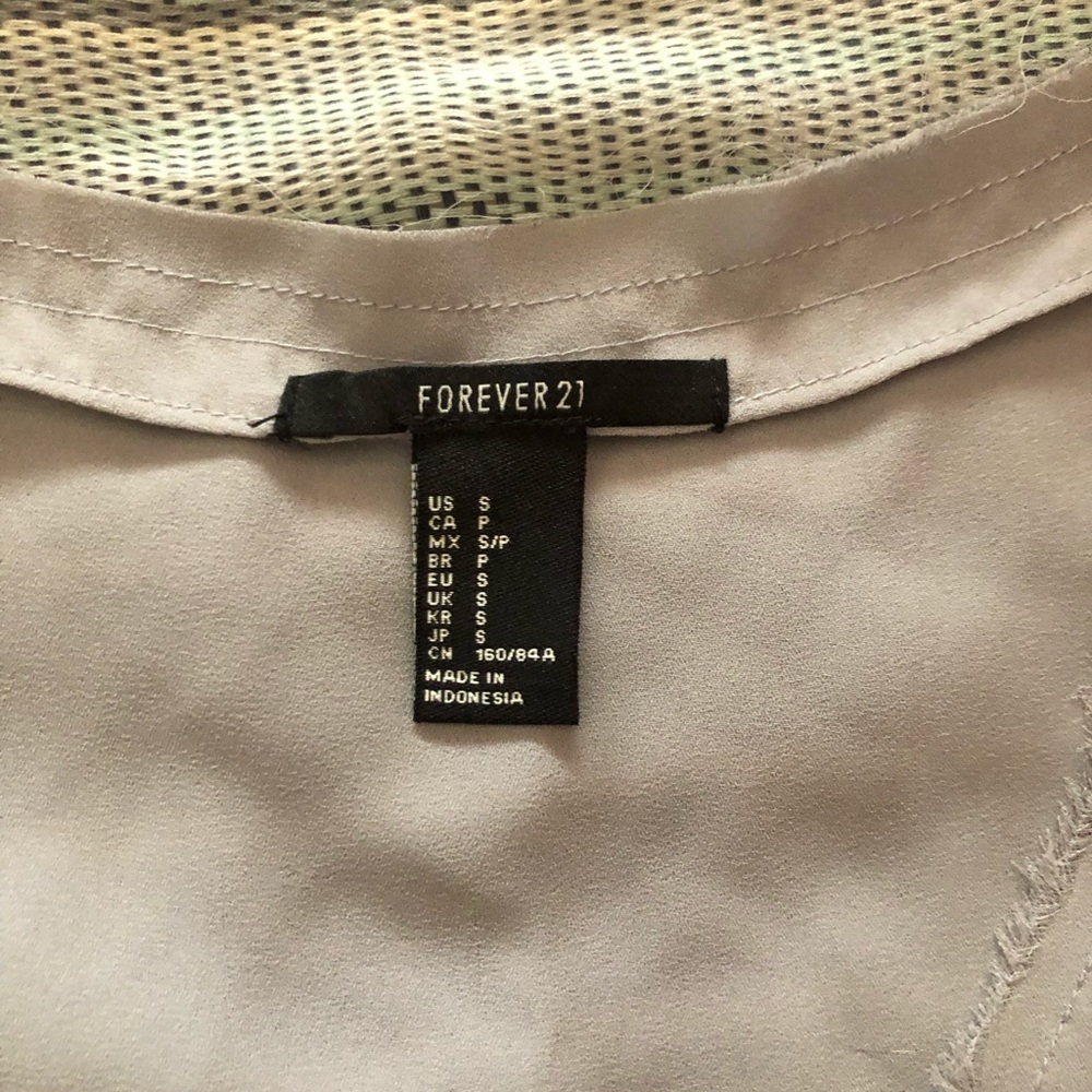 Forever 21 sheer t-shirt